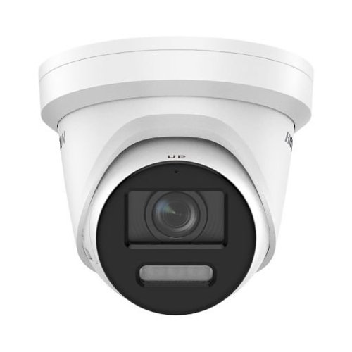 Hikvision DS-2CD2327G2-LU Pro Series ColorVu IP67 2MP IP Turret Camera, 4mm Fixed Lens, White